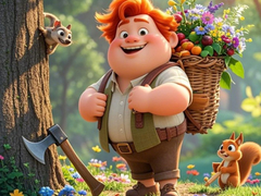 Spil Find The Differences: The Honest Woodcutter