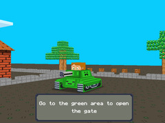 Spil Blocky Tank 3D