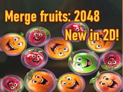 Spil Merge fruits: 2048 New in 2D!