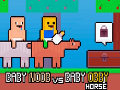 Spil Baby Noob vs Baby Obby Horse