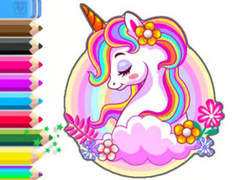 Spil Coloring Book: Unicorn Garden