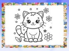 Spil Beautiful Cats Coloring Book