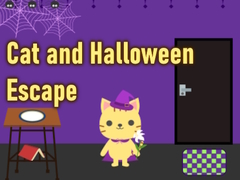 Spil Cat and Halloween Escape