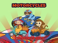 Spil Motorcycle Coloring Pages