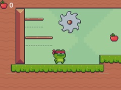Spil Green Ninja Collects Apples
