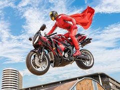 Spil Real Motorbike Super Hero Stunt 3D