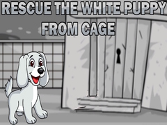 Spil Rescue the White Puppy from Cage