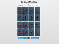 Spil Car Emoji Matching
