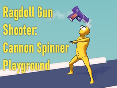 Spil Ragdoll Gun Shooter: Cannon Spinner Playground