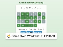 Spil Animal Word Guessing Game