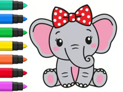 Spil Coloring Book: Elephant