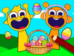 Spil Coloring Book: Sprunki Incredibox Easter