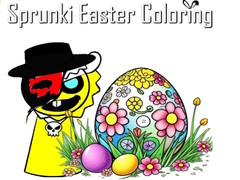 Spil Sprunki Easter Coloring
