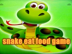 Spil snake eat food game