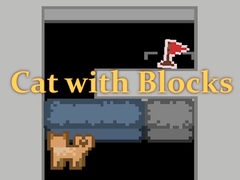 Spil Cat with Blocks