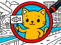 Spil Find The Cat Cat Search