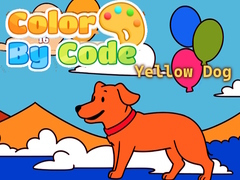 Spil Color By Code: Yellow Dog