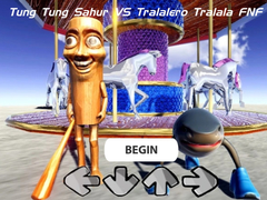 Spil Tung Tung Sahur VS Tralalero Tralala FNF