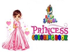 Spil Back To School Princess Coloring Book