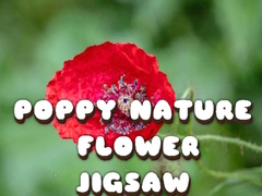 Spil Poppy Nature Flower Jigsaw