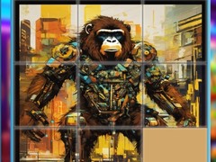 Spil Gorilla Sliding Puzzles