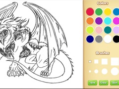 Spil Dragon Chimera Coloring Book