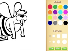 Spil Funny Animal Coloring Book for Kids