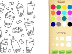 Spil Cute Boba Coloring Book for Kids