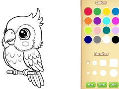 Spil Kawaii Animal Coloring Book