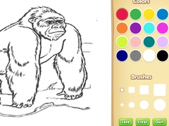 Spil Zoo Animals Coloring Book for Kids
