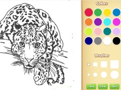 Spil Realistic Animals Coloring Book for Kids