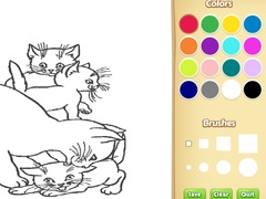 Spil Cats Coloring Book For Kids