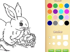 Spil Bunny Coloring Book For Kids