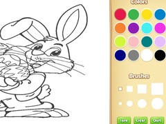 Spil Easter Bunny Coloring Book for Kids