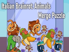 Spil Italian Brainrot: Animals Merge Puzzle