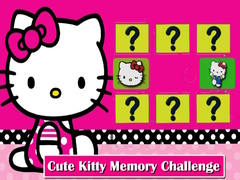 Spil Cute Kitty Memory Challenge