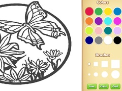 Spil Butterfly Coloring Book For Kids