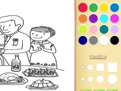 Spil Wedding Coloring Book for Kids