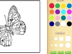 Spil Butterflies Coloring Book for Kids