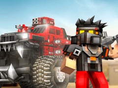 Spil Blocky Cars: Car Battle