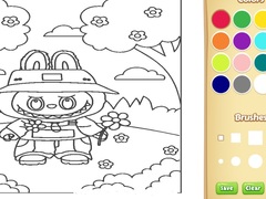 Spil Labubu Coloring Book For Kids