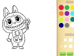 Spil Labubu Doll Coloring Book for Kids
