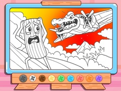 Spil Coloring Book: Bombardino Crocodilo