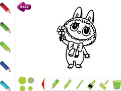 Spil Labubu Coloring Pages