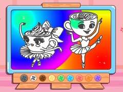 Spil Coloring Book: Ballerina Cappuccin