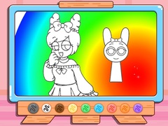 Spil Coloring Book: Pinki Sprunki Makeover