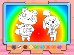 Spil Coloring Book: Animal Crossing