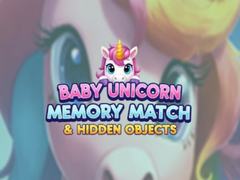 Spil Baby Unicorn Memory Match & Hidden Objects