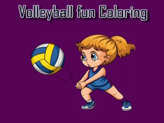 Spil Volleyball Fun Coloring