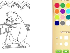 Spil Circus Animals Coloring Book